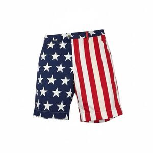 Loudmouth Stars & Stripes Heritage Shorts Mens Size 36 Old Glory USA Flag Golf